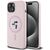 Karl Lagerfeld Silicone Karl&amp;Choupette MagSafe iPhone 15 Case - Pink | Techbox