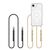 Tech-Protect FlexAir Chain MagSafe iPhone 16e Case - Black/Beige - Apple Cases - Cases - Techbox