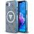 Guess IML Metal Glitter 4G Circle Triangle MagSafe Case for iPhone 16e - Blue | Techbox