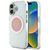 Guess IML Metal Colored Circle Classic Logo MagSafe iPhone 16 Case - Pink - Apple Cases - Cases - Techbox