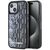 Karl Lagerfeld Liquide Glitter Monogram Gradient iPhone 15 Case - Black | Techbox