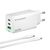 Wozinsky GaN 65W Charger with USB-A 2xUSB-C Ports with 65W USB-C Cable - White