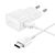 Samsung EP-TA200EWE USB-A 15W wall charger with EP-DR140AWE USB-A - USB-C cable (OOB Bulk - replacement packaging) - white - Travel Chargers - Smartphone Chargers - Techbox