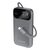 Dudao K31 10000 mAh 22.5W PD Powerbank with Built-in Cable - Gray - Travel Chargers - Smartphone Chargers - Techbox