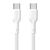 Dudao L9C 65W USB-C - USB-C Cable 1m - White | Techbox