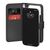 Puro Wallet Stand Case for iPhone 17 Pro Max Made of Eco-Leather, with a Flap, Wallet, and Stand Function - Black - Apple Cases - Cases - Techbox