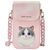 Nimmy Big Eyed Pet 2.0 Cat Phone Bag - Pink