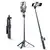 Wozinsky Selfie stick WC1Y30S teleskopowy tripod 1.3m z uchwytem na telefon - czarny
