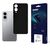 3mk Hardy Silicone MagCase for Samsung Galaxy S25 Edge - Black