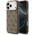 Guess 4G PU Classic Logo MagSafe Case for iPhone 17 Pro Max - Brown - Uncategorized Cases (2) - Cases - Techbox