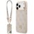 Guess 4G Strass Logo &amp; Big Strap Metal Buttons MagSafe Case for iPhone 17 Pro Max - Pink | Techbox
