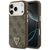 Guess 4G Triangle Logo MagSafe Case for iPhone 17 Pro - Brown and Gold | Techbox