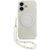 Guess IML Flowers Electro Pearl Strap MagSafe case for iPhone 17 - white | Techbox