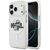 Karl Lagerfeld IML Glitter Karl &amp; Choupette Sketch Logo MagSafe Case for iPhone 17 Pro - Clear - Apple Cases - Cases - Techbox
