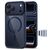 Tech-Protect Magpeak Magsafe CC Case for iPhone 17 Pro Max - Clear Navy Blue | Techbox