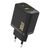 Dudao A27TEU PD 30W GaN USB-A USB-C Wall Charger - Black - Travel Chargers - Smartphone Chargers - Techbox