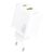 Dudao A27TEU PD 30W GaN USB-A USB-C Wall Charger - White | Techbox