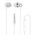 Dudao X10PRO wired headphones, mini jack 3.5mm, in-ear with remote control - white - Headsets - Speakers & Headphones - Techbox