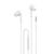 Dudao X3+ Wired USB-C In-Ear Headphones - White - Headsets - Speakers & Headphones - Techbox