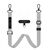 Tech-Protect C6S Long Lanyard for Phone - Gray