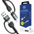 3mk Hyper Cable N-SERIES 2 in 2 USB-A / USB-C and USB-C / Lightning 1.2m QC 3.0 9V/2A 60W - black