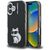 Karl Lagerfeld IML Aquarelle Choupette &amp; Logo iPhone 16 Case - Black | Techbox