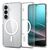 Spigen Ultra Hybrid Mag MagSafe Case for Samsung Galaxy S26 - Clear and White
