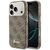 Guess 4G Script MagSafe Case for iPhone 17 Pro - Brown