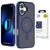 3mk Smoke MagCase for iPhone 16 - Blue-Translucent