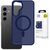 3mk Smoke MagCase for Samsung Galaxy S24 - Blue-Translucent