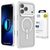 3mk Smoke MagCase for iPhone 17 Pro Max - White-Translucent