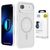 3mk Smoke MagCase for iPhone Air - White-Translucent