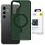3mk Smoke MagCase for Samsung Galaxy S25 - Green-Translucent