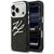 Karl Lagerfeld IML Glitter KL Diamond Logo Case for iPhone 17 Pro - Black