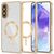 Tech-Protect MagFlex MagSafe Case for Samsung Galaxy A57 5G - Transparent Gold