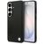 BMW Leather Hot Stamp MagSafe Case for Samsung Galaxy S26 Plus - Black