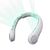 Jisulife Neck Fan 4 5000mAh Portable USB Neck Fan - Gray - Fan Coolers - Cooling & Heating - Techbox