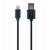 Gembird CC-USB2-AMLM-1M lightning cable Black | Techbox