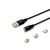 Savio CL-155 USB cable 2 m USB 2.0 USB C Micro USB A/Lightning Black | Techbox