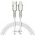 USB-C cable to Lightning Baseus Cafule, White, Power Delivery, 20W, 1m (white) - Cables & Adapters - Cables & Accessories - Techbox