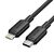 USB-C to Lightning Cable 3A 480Mbps 1m BLACK - Cables & Adapters - Cables & Accessories - Techbox