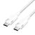 Vention USB-C to C cable, braided, 3A, 480Mbps, 60W, 2m, WH - Cables & Adapters - Cables & Accessories - Techbox