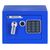 Yale YSV/170/DB2/B Freestanding safe 3.8 l Steel Blue - Various Supplies - Office Supplies - Techbox
