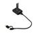 Gembird DD-U3M2 storage drive docking station USB 3.2 Gen 1 (3.1 Gen 1) Type-C Black | Techbox