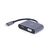 Cablexpert A-USB3C-HDMIVGA-01 video cable adapter 0.15 m USB Type-C HDMI + VGA (D-Sub) Grey - Adaptors & Plugs - Cables & Adapters - Techbox