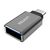 UNITEK Y-A025CGY cable interface/gender adapter USB Type-C USB Type-A Metallic | Techbox