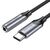 Vention USB-C Male to 3.5MM Earphone Jack With DAC Adapter 0.1M Gray Aluminum Alloy Type | Techbox