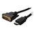 Lanberg CA-HDDV-20CU-0018-BK video cable adapter 1.8 m HDMI Type A (Standard) DVI-D Black | Techbox