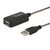 SAVIO CL-130 USB active port extension 10m USB 2.0-A male USB 2.0-A female Black - USB Cables - Cables & Adapters - Techbox