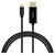 Savio CL-207 USB cable 2 m USB C Black - USB Cables - Cables & Adapters - Techbox